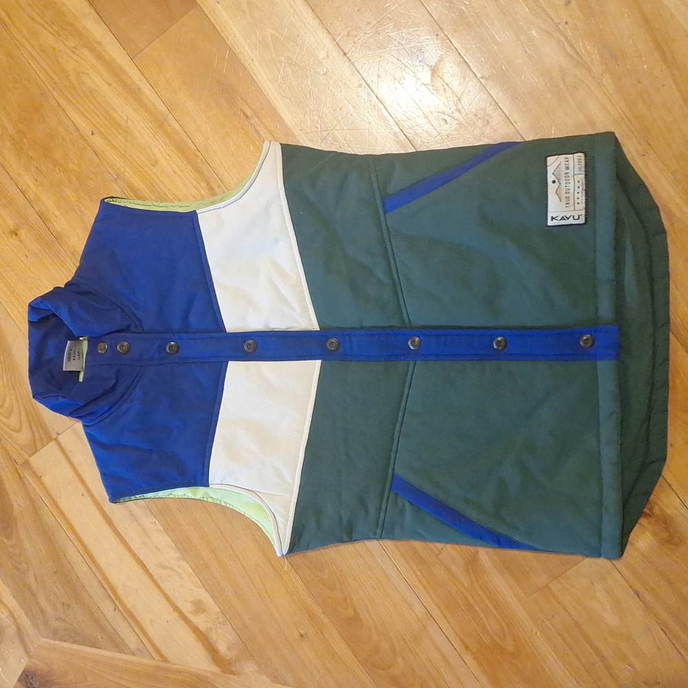 Kavu Blanche puffer vest size Small